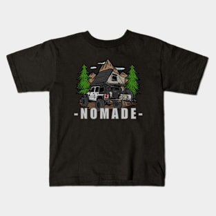 White Jeep Wrangler Nomade Kids T-Shirt